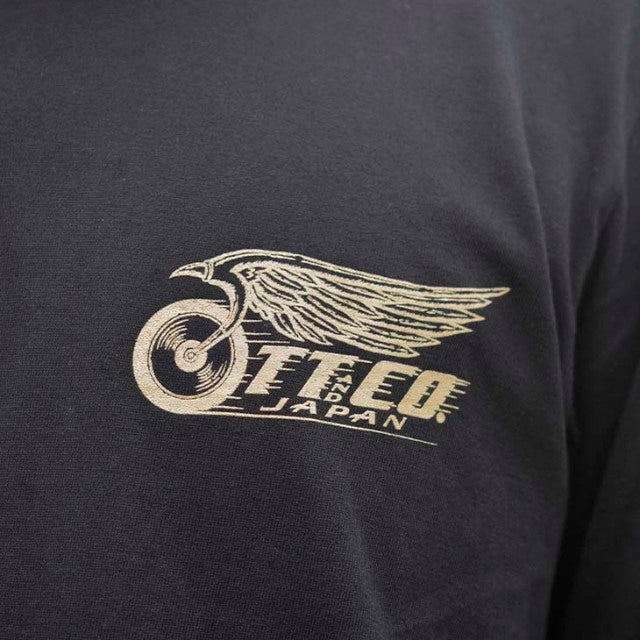 FLYING WHEEL L/S T-SHIRT BLACK