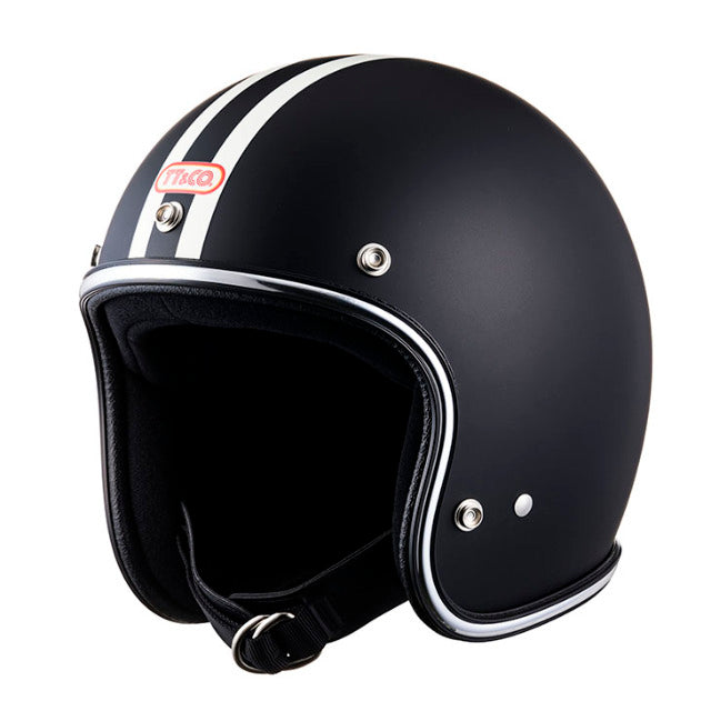 chrome motorcycle helmet dot TT&CO. SUPER MAGNUM TWO LINES CHROME TRIM MATT BLACK 3/4 OPEN FACE MOTORCYCLE HELMET DOT STANDARD – TT AND CO GLOBAL
