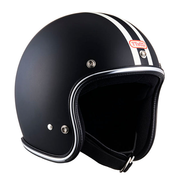 DOT SUPER MAGNUM TWO LINES CHROME TRIM MATTBLACK