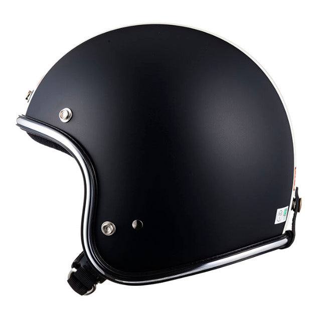 DOT SUPER MAGNUM TWO LINES CHROME TRIM MATTBLACK