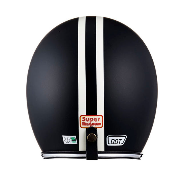 DOT SUPER MAGNUM TWO LINES CHROME TRIM MATTBLACK