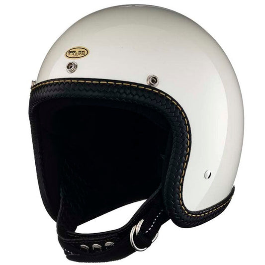 DOT SUPER MAGNUM LEATHER RIM SHOT BASKET BLACK LEATHER IVORY