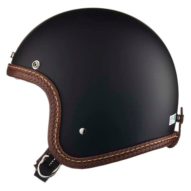 DOT SUPER MAGNUM LEATHER RIM SHOT BASKET BROWN LEATHER MATT BLACK
