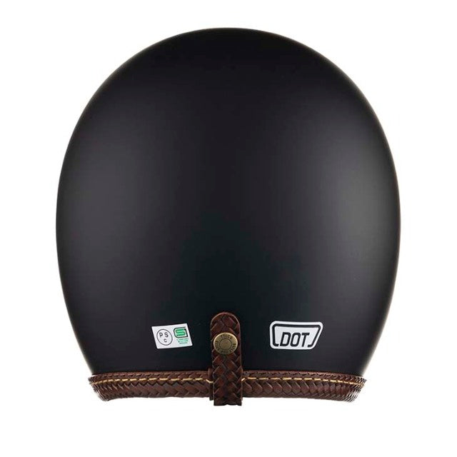 DOT SUPER MAGNUM LEATHER RIM SHOT BASKET BROWN LEATHER MATT BLACK