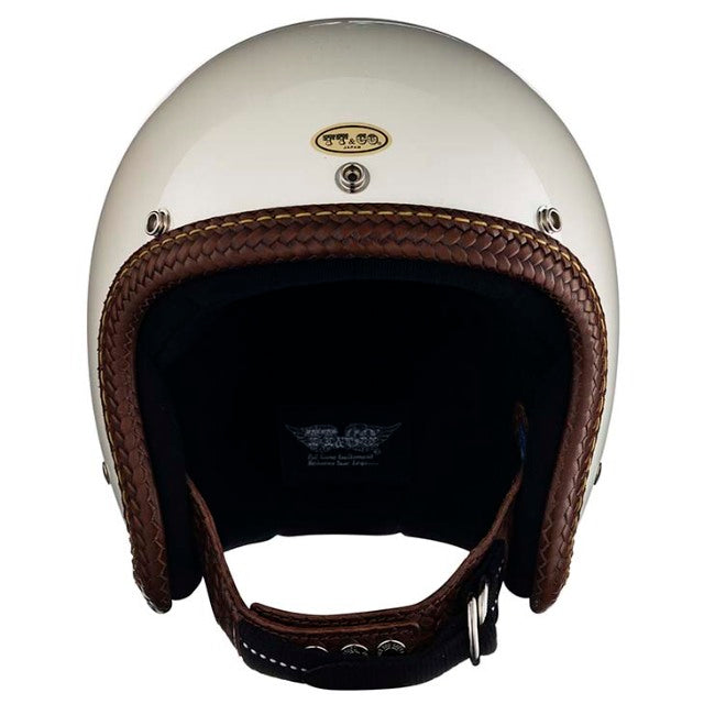 DOT SUPER MAGNUM LEATHER RIM SHOT BASKET BROWN LEATHER IVORY