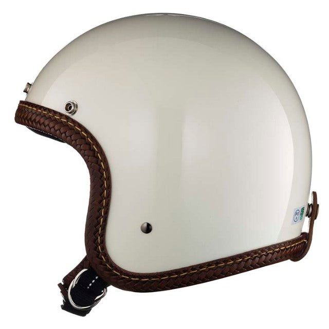 DOT SUPER MAGNUM LEATHER RIM SHOT BASKET BROWN LEATHER IVORY