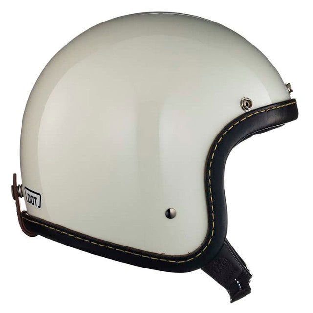 DOT SUPER MAGNUM LEATHER RIM SHOT BLACK LEATHER IVORY