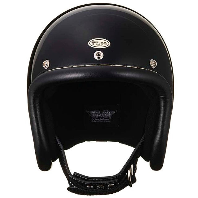 圆点超级大号复古皮革装饰黑色皮革黑色