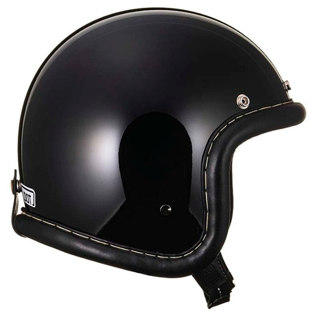 圆点超级大号复古皮革装饰黑色皮革黑色