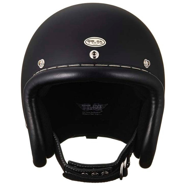 圆点超级大号复古皮革装饰黑色皮革哑光黑色