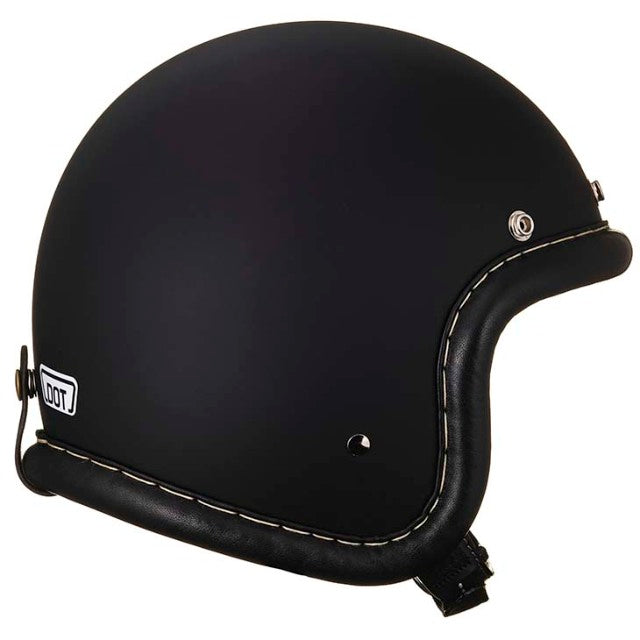 圆点超级大号复古皮革装饰黑色皮革哑光黑色