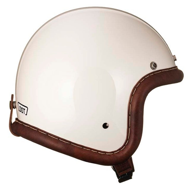 DOT SUPER MAGNUM VINTAGE LEATHER TRIM BROWN LEATHER IVORY