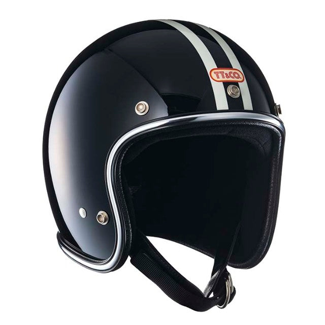 SUPER MAGNUM XXL SIZE TWO LINES CHROME TRIM BLACK