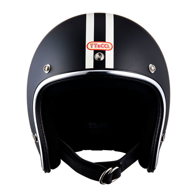 SUPER MAGNUM XXL SIZE TWO LINES CHROME TRIM MATT BLACK