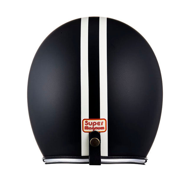 SUPER MAGNUM XXL SIZE TWO LINES CHROME TRIM MATT BLACK