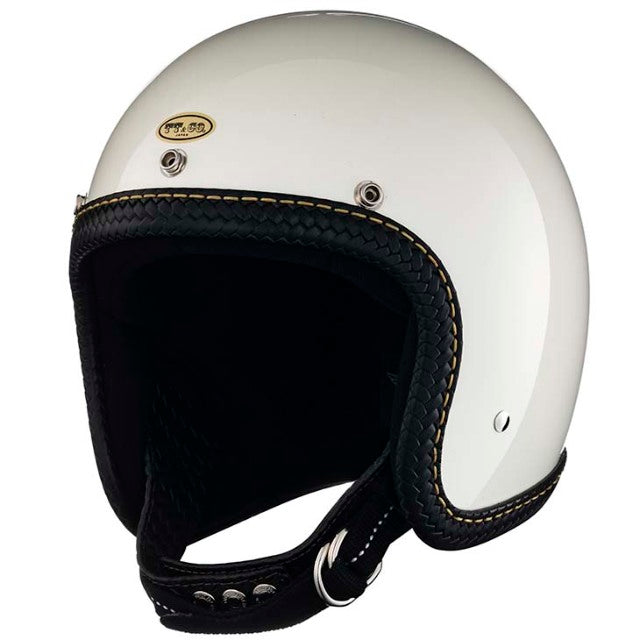 SUPER MAGNUM XXL LEATHER RIM SHOT BASKET BLACK LEATHER IVORY