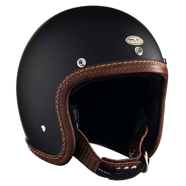 SUPER MAGNUM XXL LEATHER RIM SHOT BASKET BROWN LEATHER MATTBLACK