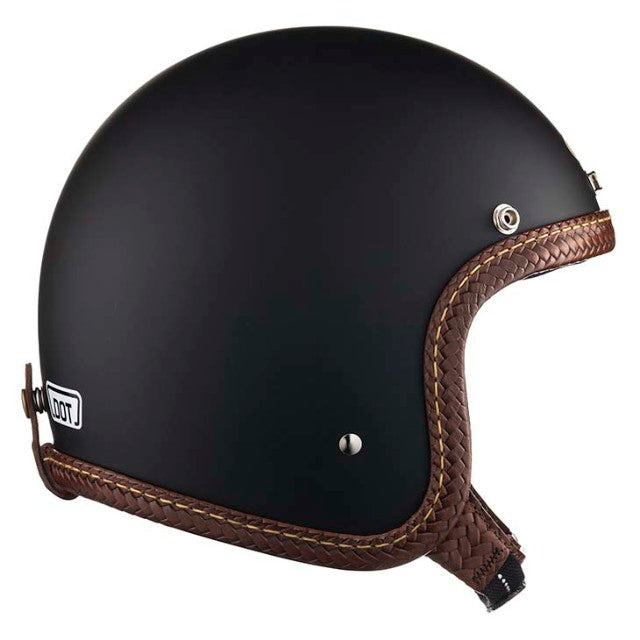 SUPER MAGNUM XXL LEATHER RIM SHOT BASKET BROWN LEATHER MATTBLACK