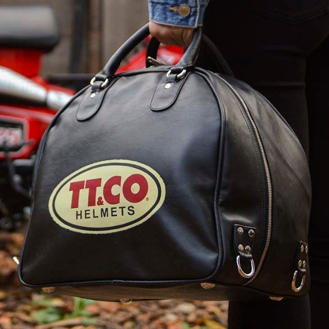 TT&CO. HELMET BAG SYNTHETIC LEATHER