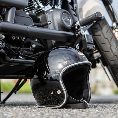 DOT SUPER MAGNUM CHROME TRIM BLACK
