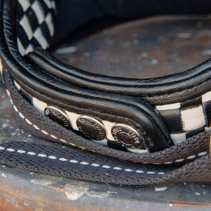 DOT SUPER MAGNUM DOUBLE STRAP BLACK CHECKER BLACK