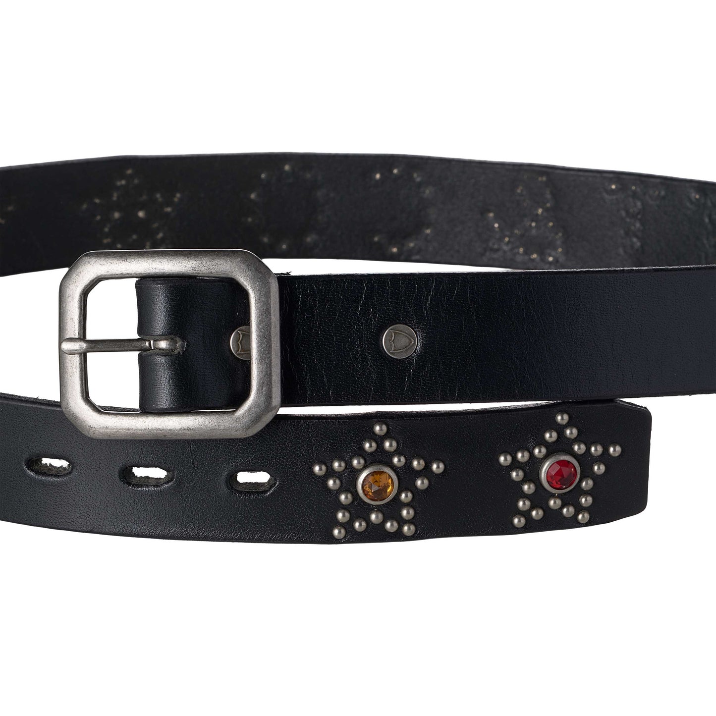 HTC × TT&CO. Genuine Leather Studded Belt - Limited Edition