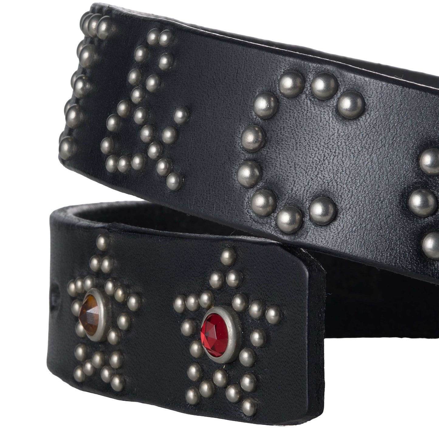 HTC × TT&CO. Genuine Leather Studded Belt - Limited Edition