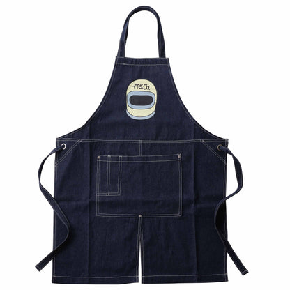 Baby Star Apron Dark Indigo