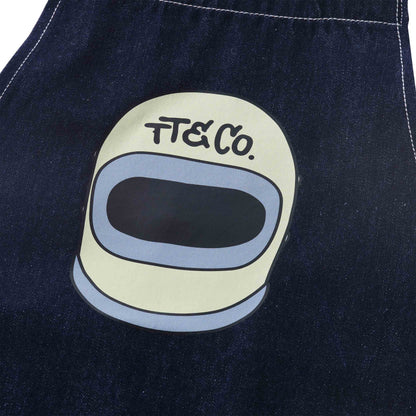 Baby Star Apron Dark Indigo