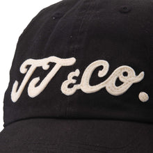 Load image into Gallery viewer, TT&amp;CO. CAP BLACK WHITE LOGO
