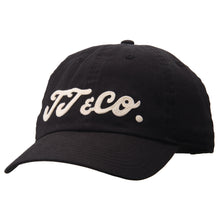 Load image into Gallery viewer, TT&amp;CO. CAP BLACK WHITE LOGO
