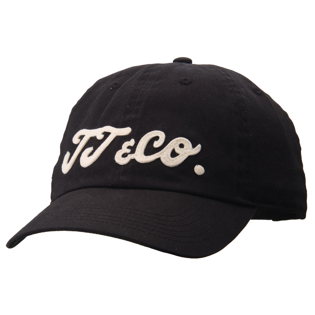 TT&CO. CAP BLACK WHITE LOGO