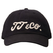 Load image into Gallery viewer, TT&amp;CO. CAP BLACK WHITE LOGO
