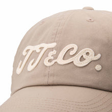 Load image into Gallery viewer, TT&amp;CO. CAP BEIGE WHITE LOGO
