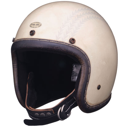 点超级马格努扭曲真皮装饰黑色皮革银色金属