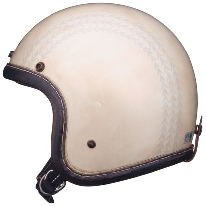 点超级马格努扭曲真皮装饰黑色皮革银色金属