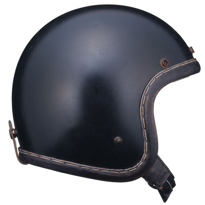 点超级马格努扭曲真皮装饰黑色皮革银色金属