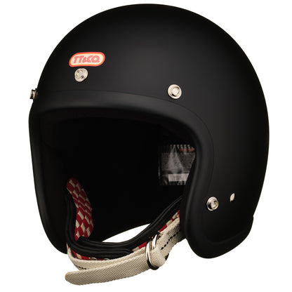 DOT SUPER MAGNUM DOUBLE STRAP RED CHECKER MATT BLACK