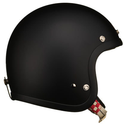 DOT SUPER MAGNUM DOUBLE STRAP RED CHECKER MATT BLACK