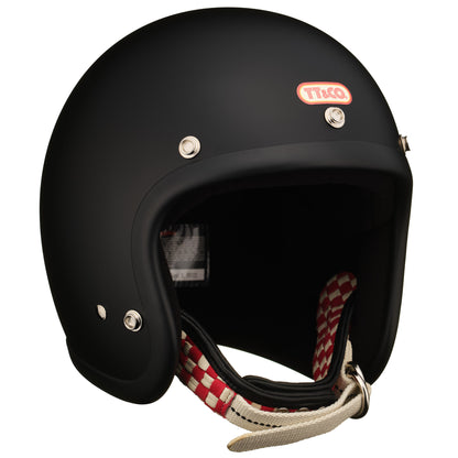 DOT SUPER MAGNUM DOUBLE STRAP RED CHECKER MATT BLACK