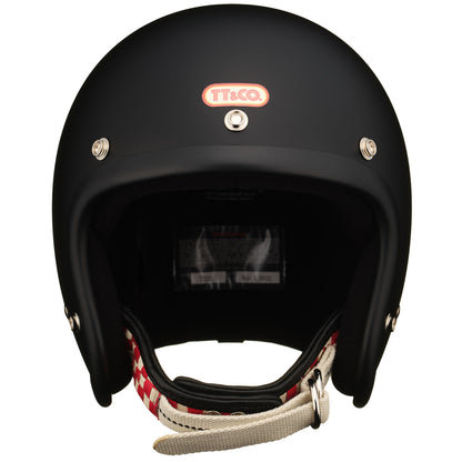 DOT SUPER MAGNUM DOUBLE STRAP RED CHECKER MATT BLACK