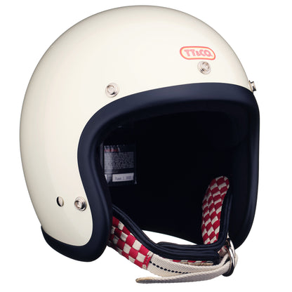 DOT SUPER MAGNUM DOUBLE STRAP RED CHECKER IVORY