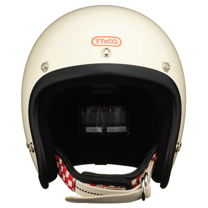 DOT SUPER MAGNUM DOUBLE STRAP RED CHECKER IVORY