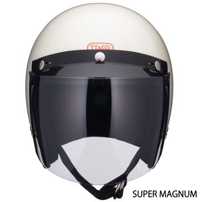 VISOR BLACK WITH FLIP UP SHIELD LIGHT SMOKE