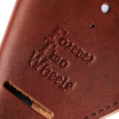 EAR COVERS GENUINE LEATHER BROWN
