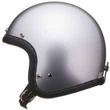 Load image into Gallery viewer, SUPER MAGNUM XXL SIZE GENUINE LEATHER TRIM BLACK LEATHER SILVER METALLIC
