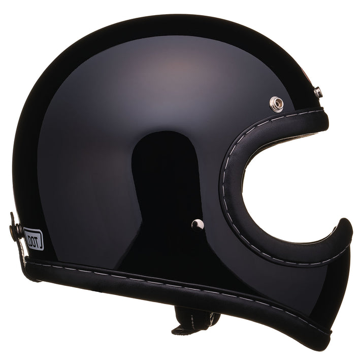 TT&CO. TOECUTTER SG/DOT GENUINE LEATHER TRIM BLACK LEATHER BLACK SMALL ...