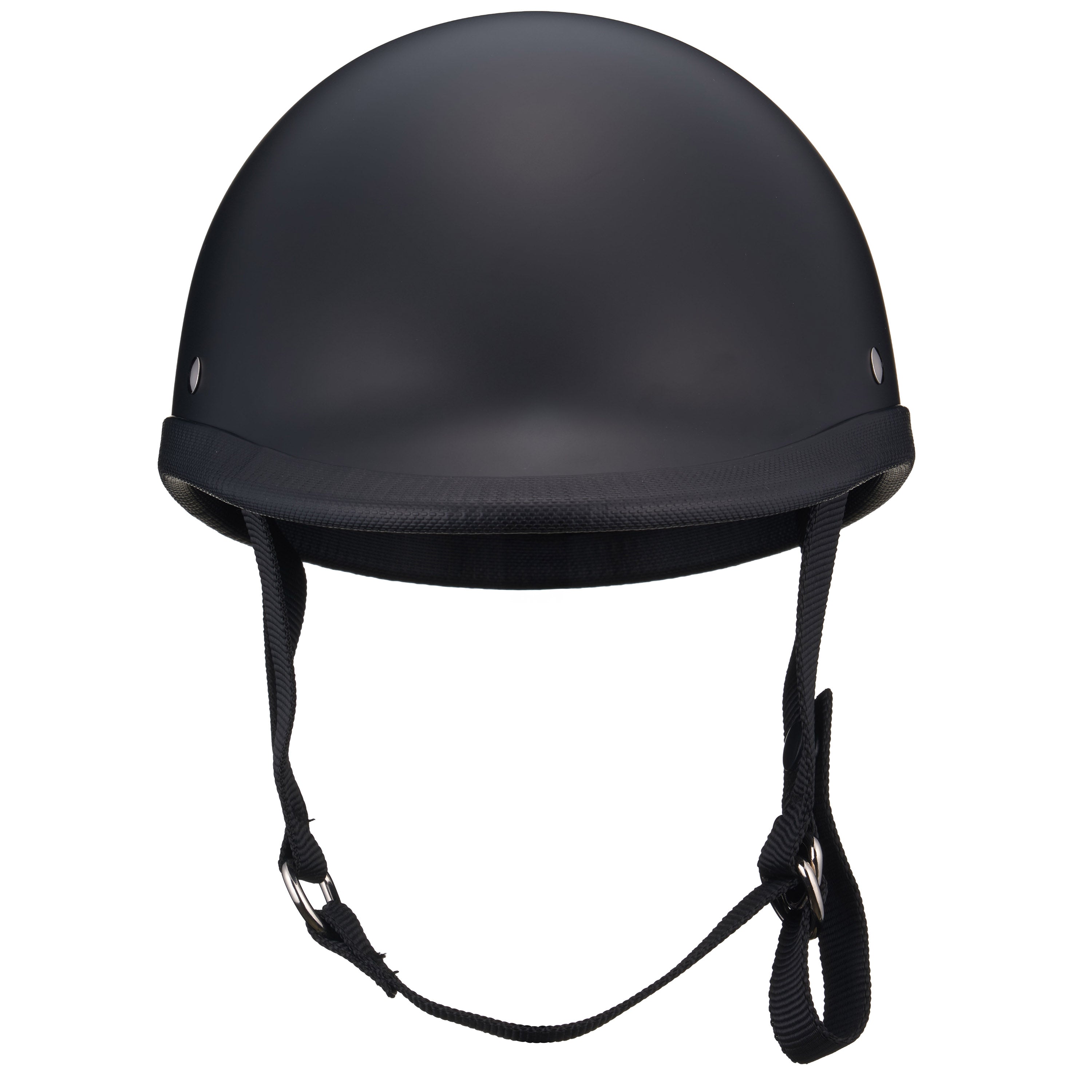 TT＆CO【USA JOCKEY BLACK HALF HELMET】 TT&CO. USA JOCKEY SEMI-GLOSS BLACK HALF HELMET MOTORCYCLE