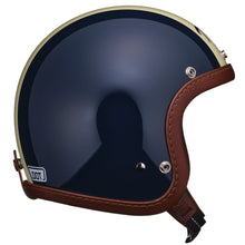 Load image into Gallery viewer, DOT SUPER MAGNUM LEATHER RIM SHOT BROWN LEATHER MAGNUM RACER NAVY
