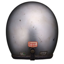 Load image into Gallery viewer, SUPER MAGNUM XXL DISTORTION GENUINE LEATHER TRIM BLACK LEATHER SILVER METALLIC
